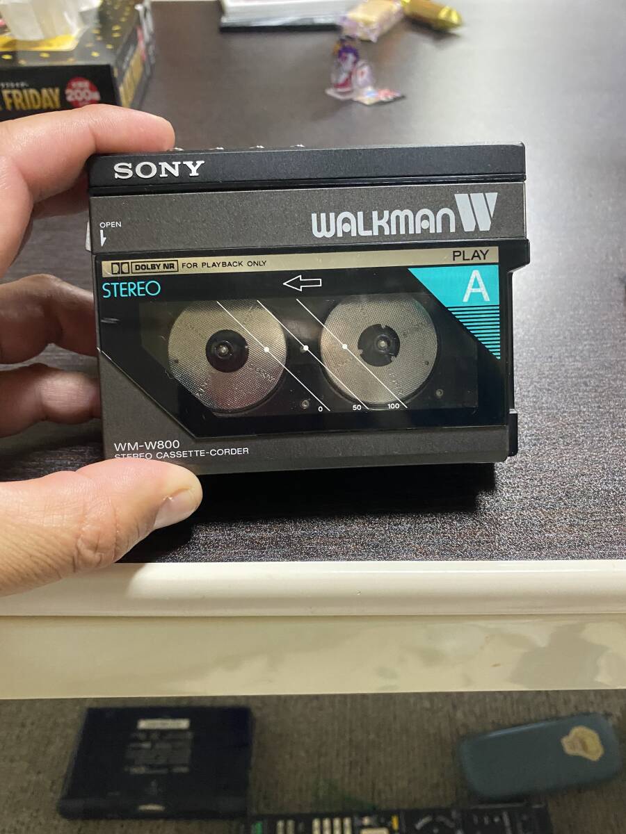 SONY WALKMAN WM-W800ソニー ウォークマン ダブルカセット