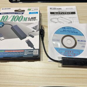 f363 エレコム 有線LANアダプター USB-A USB2.0 ブラック EDC-FUA2-B