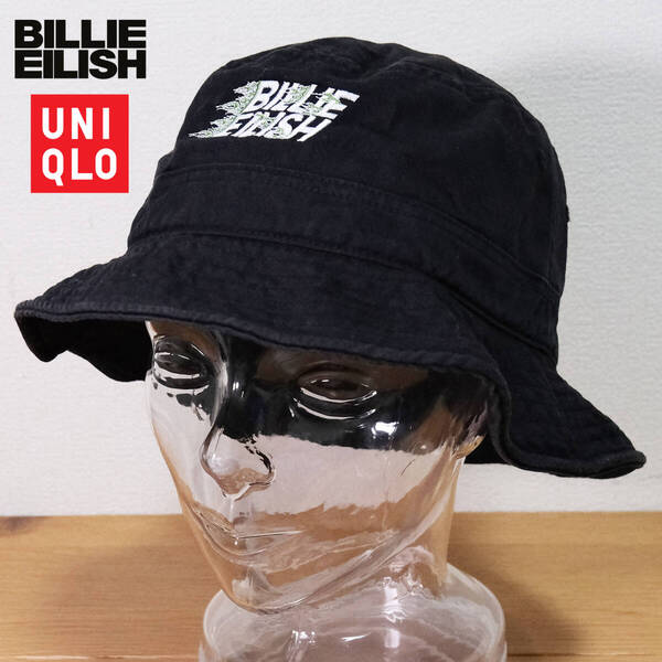 ユニクロ BILLIE EILISH ビリーアイリッシュ バケットハット ブラック