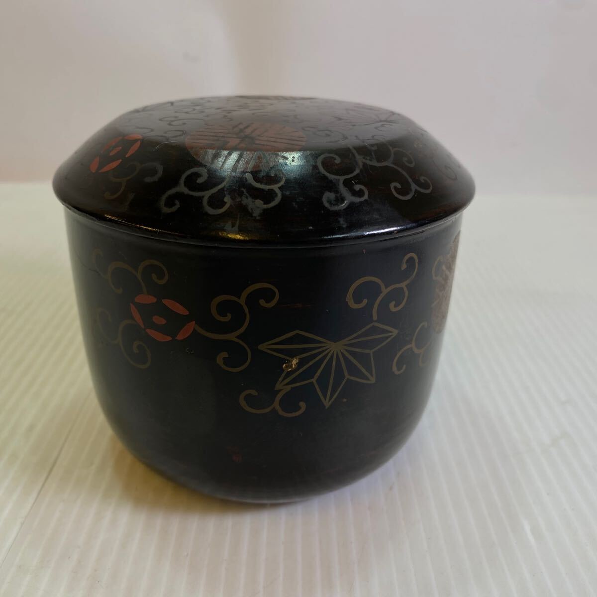 □Ca/138☆碁石＆碁石入れセット☆欅(けやき)☆中古品 ボードゲーム
