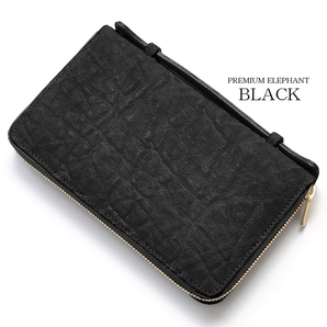 【1点限り赤字大特価】【送料込み】【期間限定】【新品】【税込み】本エレファント 日本製 JRA認定 特殊モデル ミニセカンドバッグ 黒