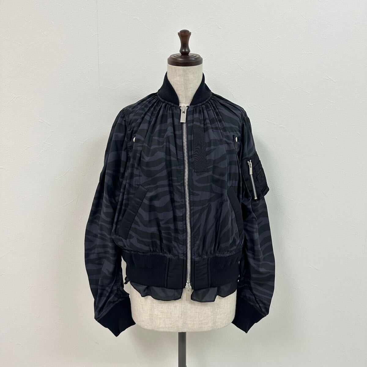 Yahoo!オークション -「sacai ボンバージャケット」(サカイ) (さ Yahoo!オークション -「sacai ボンバージャケット」(サカイ) (さ