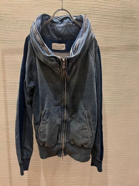00s archive GOA denim hoodie bono パーカー ifsixwasnine share spirit kmrii 14th addiction goa rick owens l.g.b. julius gimmick b