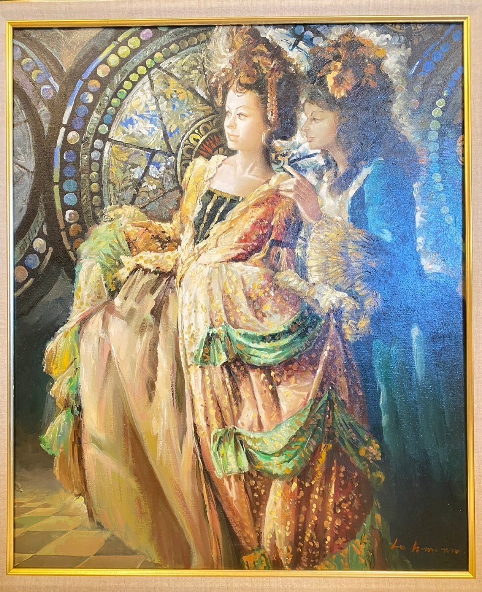 宮永 岳彦、宴、希少画集画、新品額装付 - 絵画