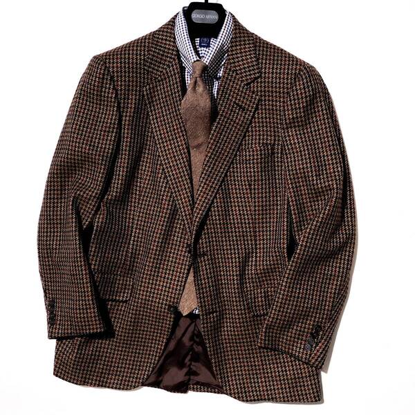 Special Vintage「Carrol and Company」チェスターバリー/Chester Barrie謹製◎ピュアカシミヤ100% 英国製 ツイードジャケット UK42 XXL