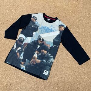 A☆未使用☆FTC RBL Posse Tシャツ メンズS ロンT 黒 ブラック 7分袖 A LESSON TO BE LEARNED アルバム 写真 R.B.L Posse フォトプリント