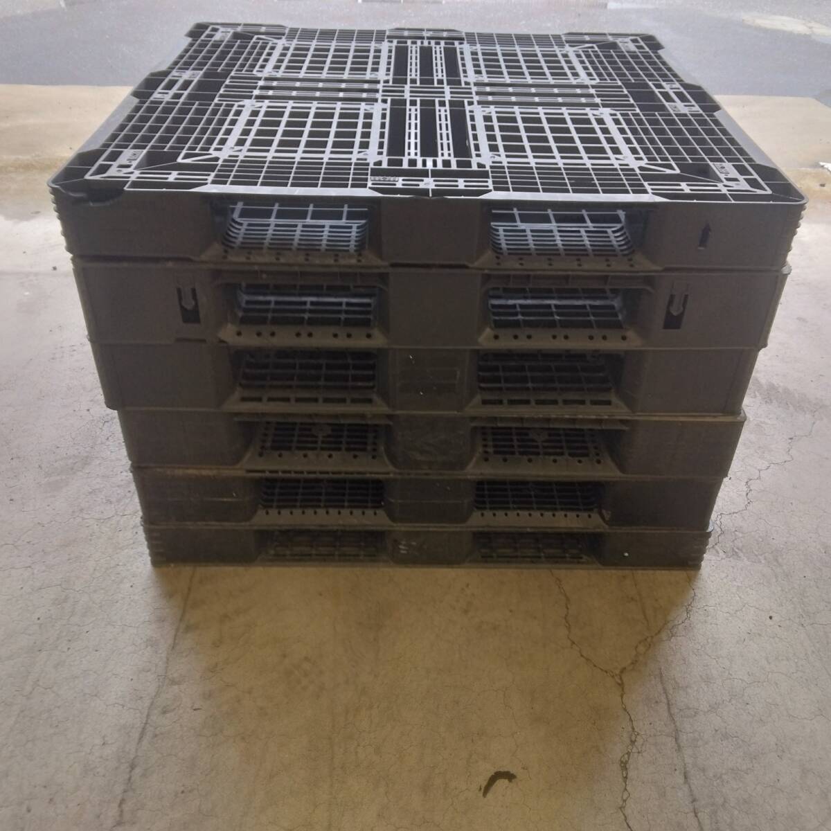 中古プラスチックパレット 1200×1100×120～150 6枚