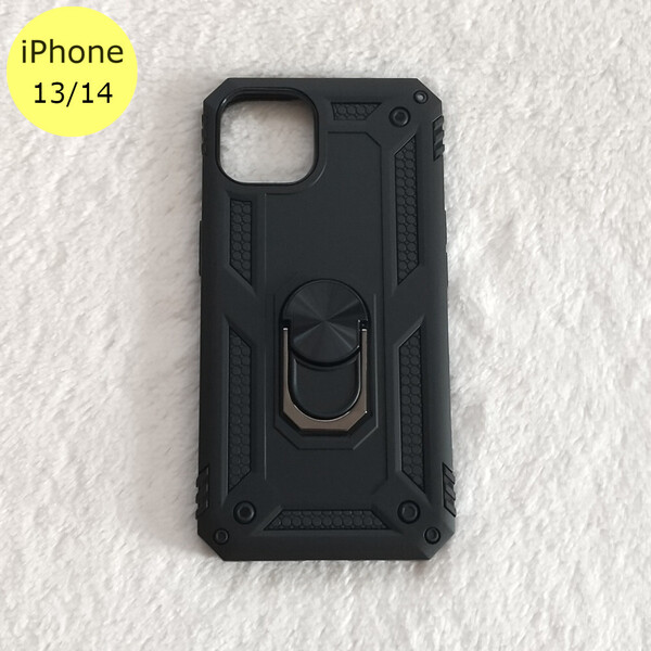 耐衝撃 衝撃吸収 iPhone13/14ケース ブラック