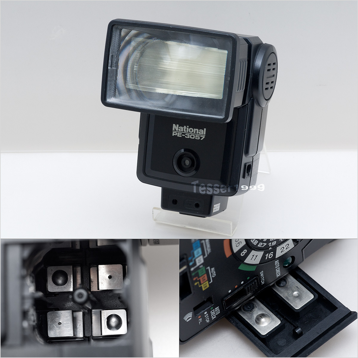 NATIONAL PE-3057 / profi vintage Flash light. - YouTube