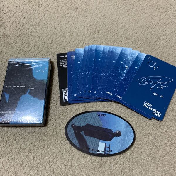 611t1634☆ ONEW 'Circle' (QR Ver.)(SMART ALBUM*DIGITAL)(韓国盤)