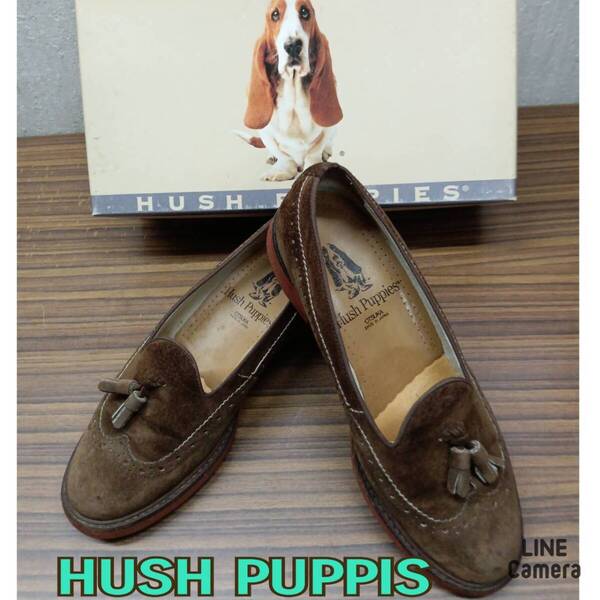 靴 ◆ ハシュパピー ◆ スリッポン モカシン ロファー ダークブラウン約22㎝ ◆HUSH PUPPIES ◆ レディース シューズ