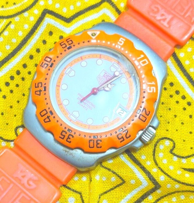中古 タグホイヤー プロフェッショナル 373.513 SS ラバー 中古 タグホイヤー プロフェッショナル 373.513 SS ラバー