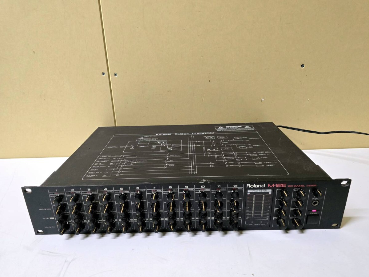 ROLAND ローランド ラック式ミキサー M-12E セット - メルカリ