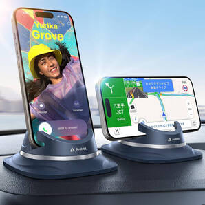 【シリコン素材の滑り止め効果でスマホを傷から守り、安定感を提供】スマホホルダー シンプル 粘着パッド シリコン製 角度調整が可能