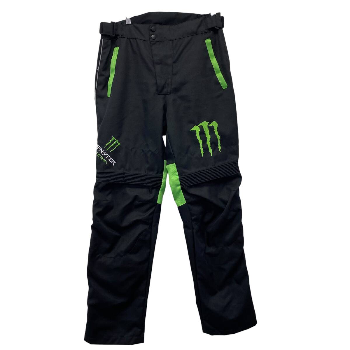 Monster Energy モトクロスパンツ ブラック/グリーン Yahoo!オークション -「モンスターエナジー」(パンツ) (バイク