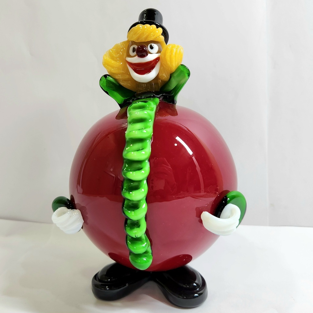Yahoo!オークション -「ピエロ pierrot」(工芸ガラス) (ガラス Yahoo!オークション -「ピエロ pierrot」(工芸ガラス) (ガラス