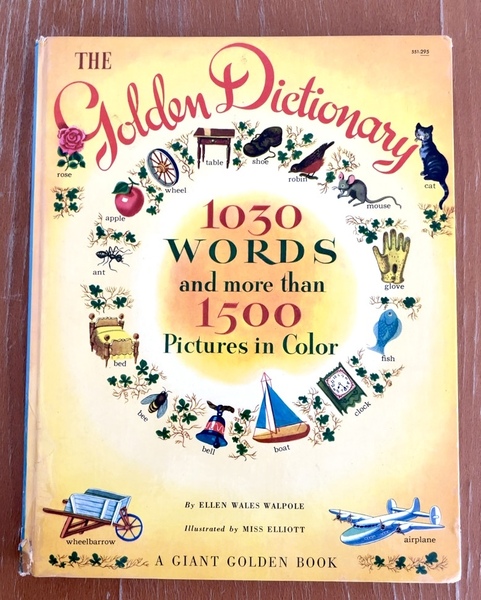 超レア 洋書 Golden Dictionary 1030 Words & More Than 1500 ゴールデンディクショナリー 1944年版