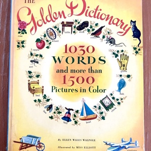 超レア 洋書 Golden Dictionary 1030 Words & More Than 1500 ゴールデンディクショナリー 1944年版