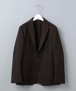 美品 秋冬 UNITED ARROWS GREEN LABEL RELAXING テーラード ジャケット S サイズ 31221391182 ヘリンボーン ブラウン 茶 春 無地