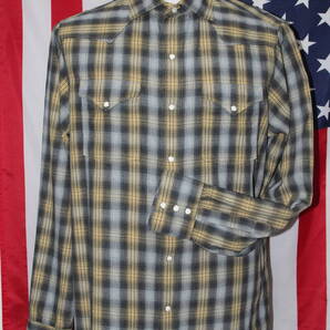 MR003☆CREMIEUX ウエスタンシャツ Lsize USED☆