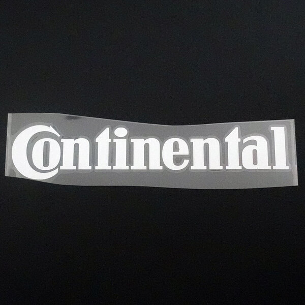 新品・未使用☆Continental コンチネンタル カッティングステッカー シルバー 1枚 縦40mm×横199mm |切り文字|切文字|新品|送料無料