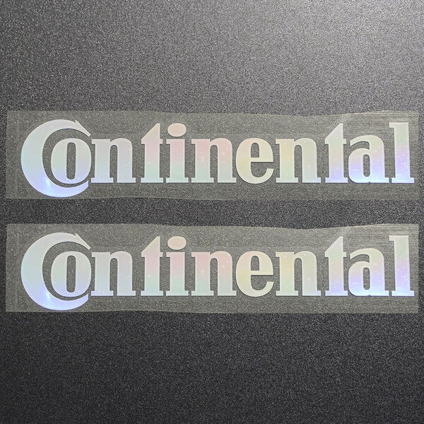 新品・未使用☆Continental コンチネンタル カッティングステッカー オーロラ 2枚 縦40mm×横199mm |切り文字|切文字|新品|送料無料