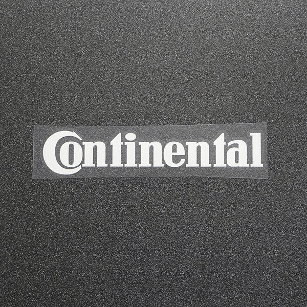 新品・未使用☆Continental コンチネンタル カッティングステッカー シルバー 1枚 縦30mm×横149mm |切り文字|切文字|新品|送料無料