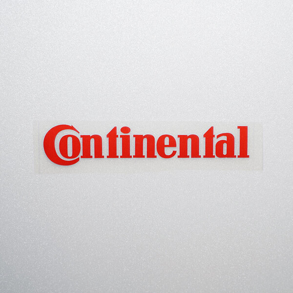 新品・未使用☆Continental コンチネンタル カッティングステッカー レッド 1枚 縦30mm×横149mm |切り文字|切文字|新品|送料無料
