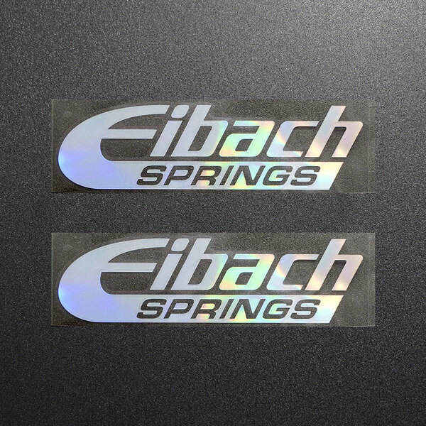 新品・未使用☆Eibach アイバッハ カッティングステッカー オーロラ 2枚 縦42mm×横150mm |切り文字|切文字|新品|送料無料|匿名配送