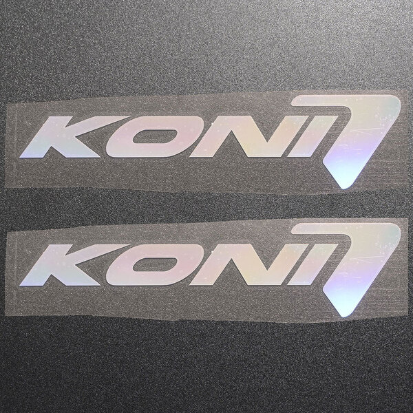 新品・未使用☆KONI コニ カッティングステッカー オーロラ 2枚 縦50mm×横201mm | 切り文字 | 切文字 | 新品 | 送料無料 | 匿名配送
