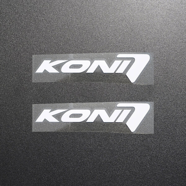 新品・未使用☆KONI コニ カッティングステッカー ホワイト 2枚 縦38mm×横150mm | 切り文字 | 切文字 | 新品 | 送料無料 | 匿名配送