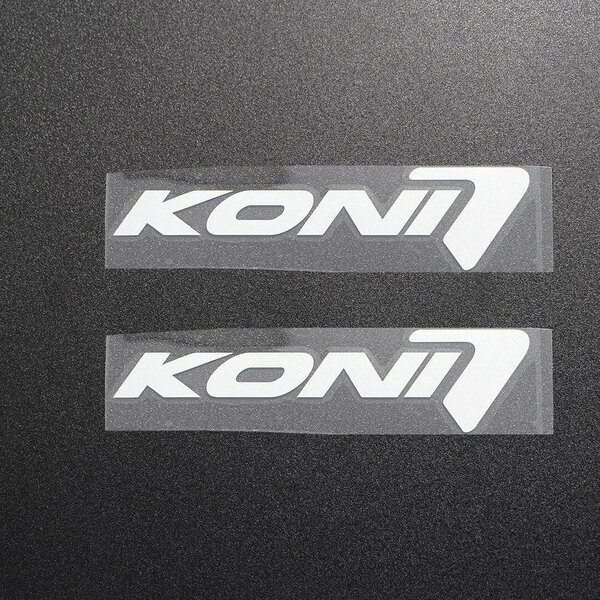 新品・未使用☆KONI コニ カッティングステッカー シルバー 2枚 縦38mm×横150mm | 切り文字 | 切文字 | 新品 | 送料無料 | 匿名配送