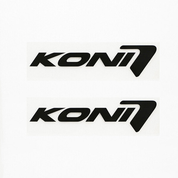 新品・未使用☆KONI コニ カッティングステッカー ブラック 2枚 縦38mm×横150mm | 切り文字 | 切文字 | 新品 | 送料無料 | 匿名配送