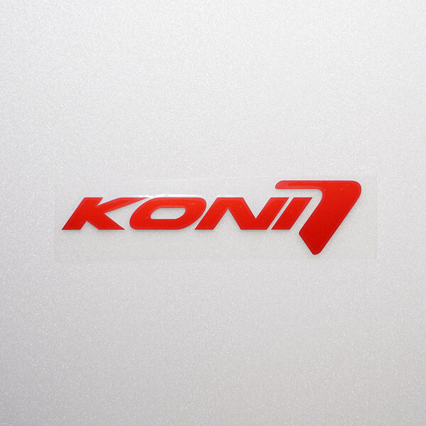 新品・未使用☆KONI コニ カッティングステッカー レッド 1枚 縦38mm×横150mm | 切り文字 | 切文字 | 新品 | 送料無料 | 匿名配送