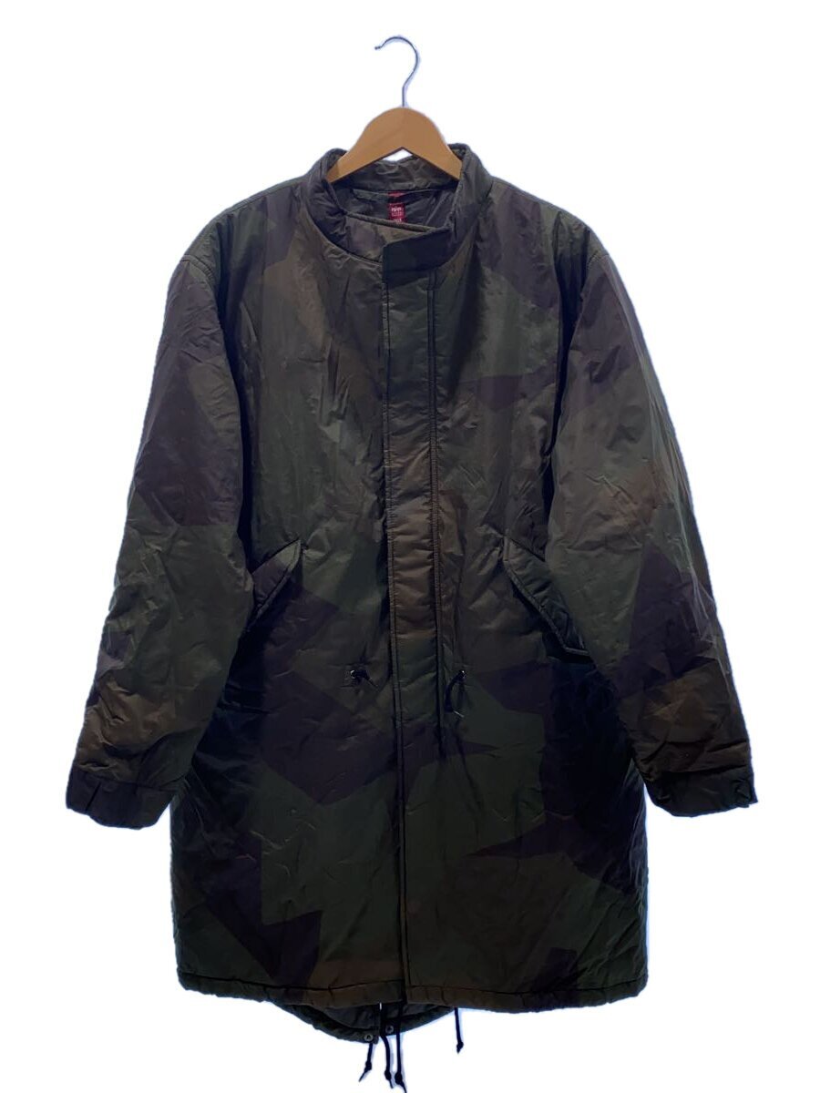 ALPHA INDUSTRIES◆コート/M/ナイロン/KHK/カモフラ/TA1426-8087