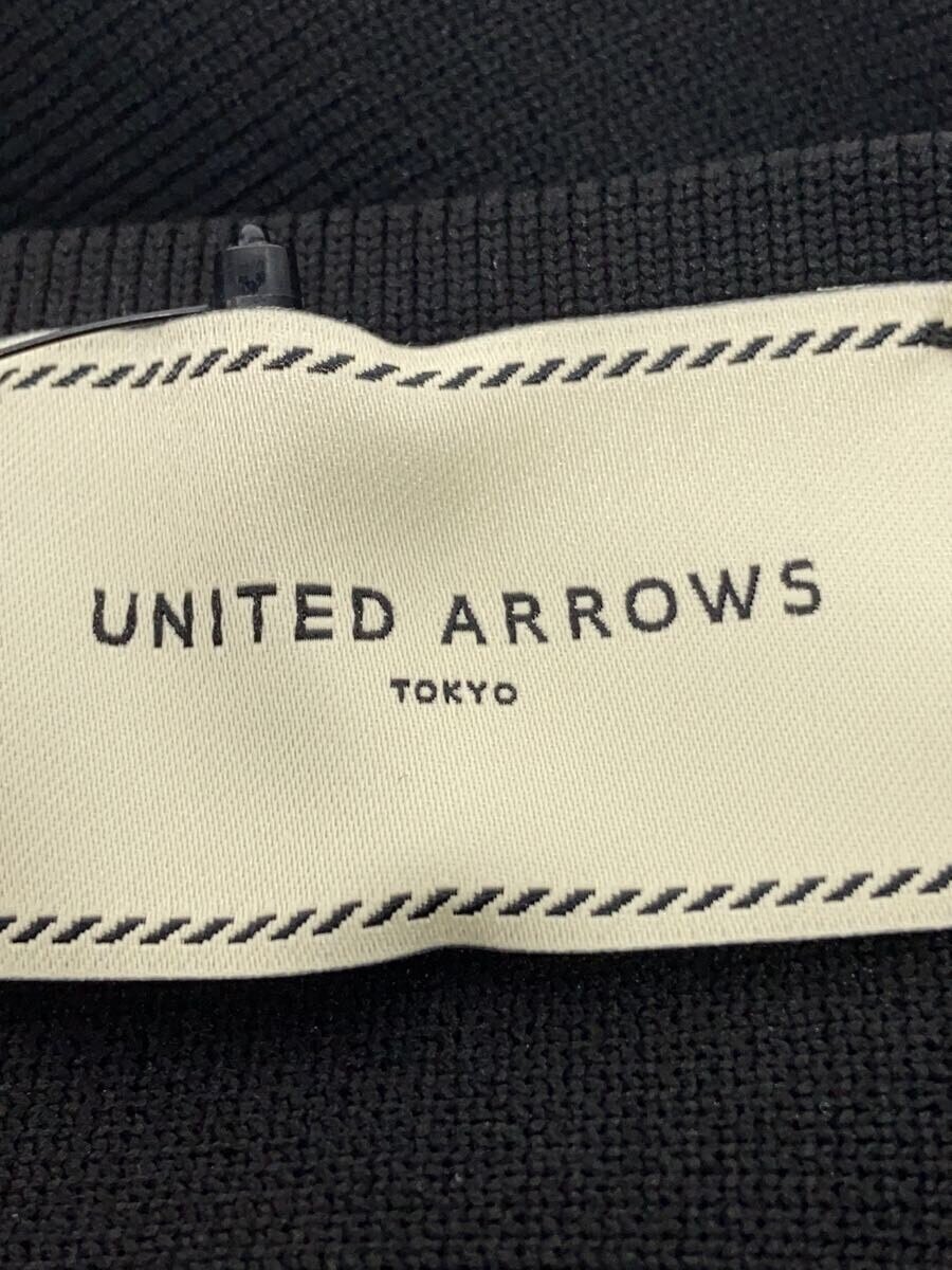 UNITED ARROWS◆UNITED ARROWS トップス/-/ポリエステル/BLK/無地/1518-106-1719 UNITED ARROWS◆UNITED ARROWS トップス/-/ポリエステル/BLK/無地/1518-106-1719