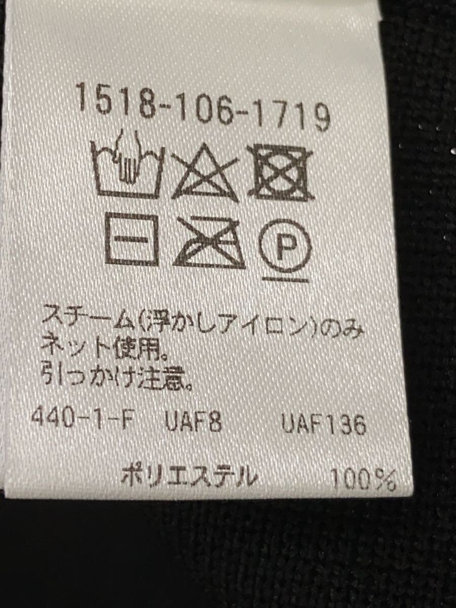 UNITED ARROWS◆UNITED ARROWS トップス/-/ポリエステル/BLK/無地/1518-106-1719 UNITED ARROWS◆UNITED ARROWS トップス/-/ポリエステル/BLK/無地/1518-106-1719