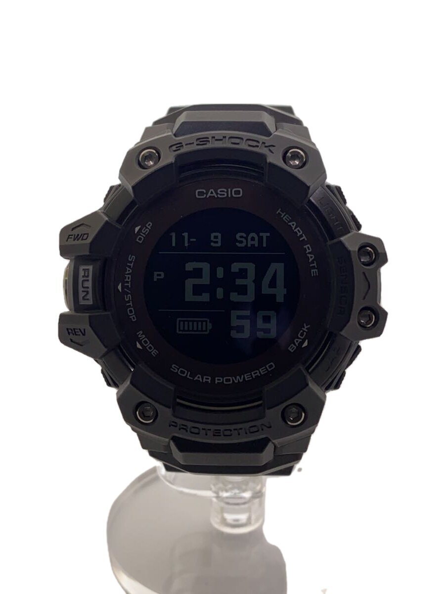 CASIO◆ソーラー腕時計_G-SHOCK/デジタル/ラバー/BLK