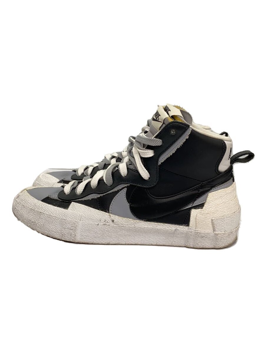 NIKE◆BLAZER MID SACAI/ブレーザーミッドサカイ/ブラック/BV0072-002/28.5cm/BLK//