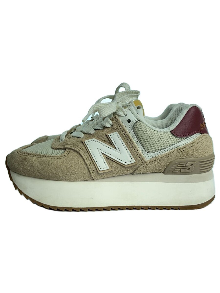 NEW BALANCE◆ローカットスニーカー/23cm/BEG/WL574ZKA
