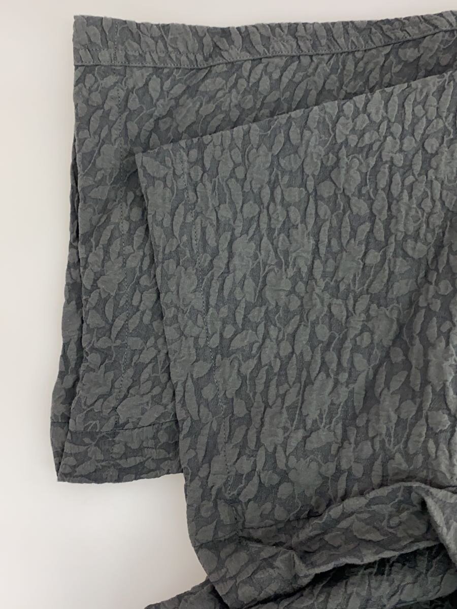 BEAUTY&YOUTH UNITED ARROWS◆ジャカードVネックワンピース/S/コットン/GRY/総柄/1626-137-4403 BEAUTY&YOUTH UNITED ARROWS◆ジャカードVネックワンピース/S/コットン/GRY/総柄/1626-137-4403
