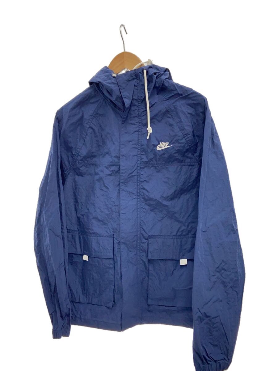 NIKE◆CLUB BANDON JKT /ナイロンジャケット/M/ナイロン/NVY/無地/FN3109-410//
