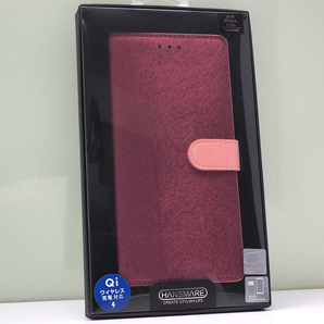 Apple iPhone XS Max (6.5インチ)用 HANSMARE ハンスマレ 手帳型ケース CALF Diary ワインピンク 国内正規品 未使用品 iPhoneXsMax ケース