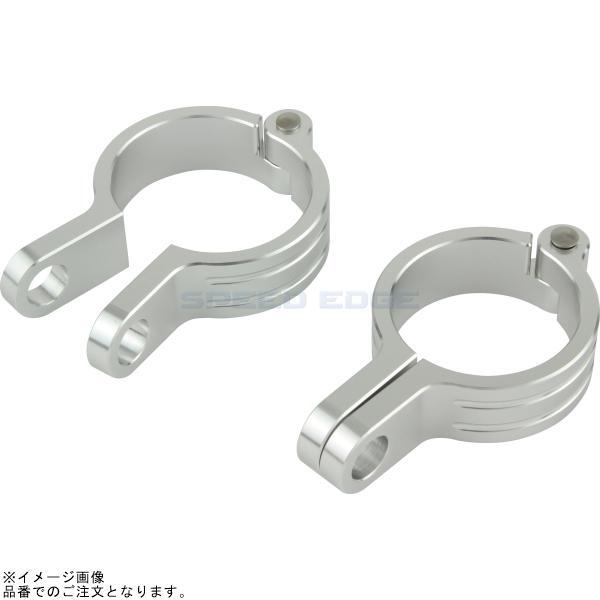 POSH ポッシュ 090239-03 マシンドウインカーステークランプベース 39mm シルバー
