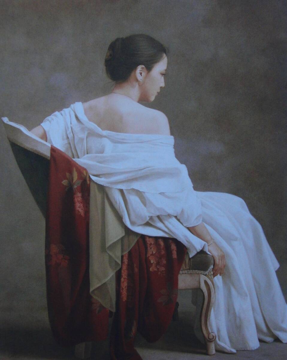 完璧 Yahoo!オークション - 森本草介 【オレンジ布の裸婦】 希少な 絵画