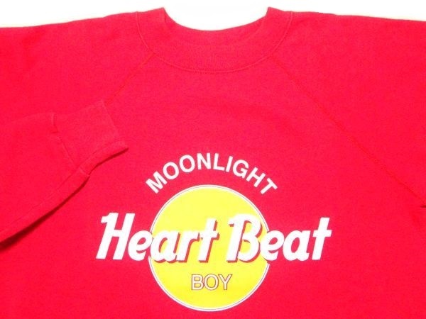 USA製！【Hanes Her Way】ヘインズ　ヴィンテージスウェット　ミニー ☆90's USA製♪Hanes Her Way☆レディーススウェットシャツL/赤