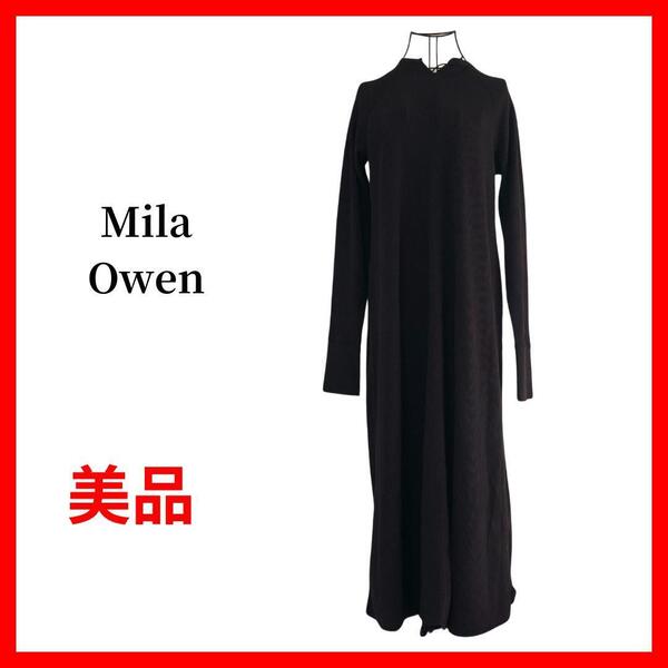 Mila Owen ミラオーウェン ロングワンピース 長袖 B912