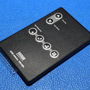送料無料 中古 美品 SANWA サンワ HDMI セレクター リモコン SW-HD4 除菌 清掃済 安心の保証有 (管理No 16-315)