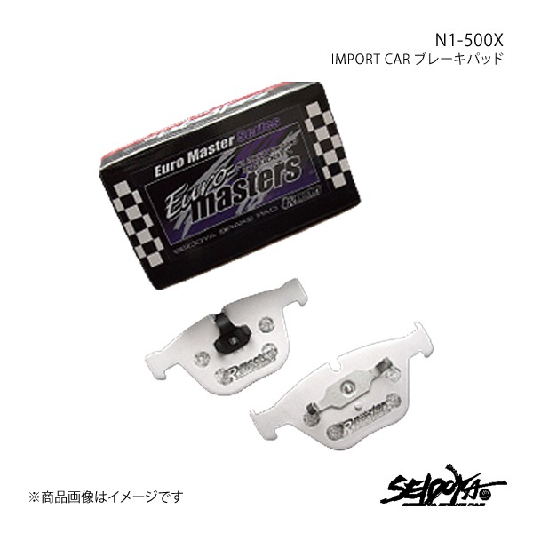 制動屋 セイドウヤ ブレーキパッド N1-500X フロント Alfa Romeo MITO 955142//95514P 10/03~ SDY1091
