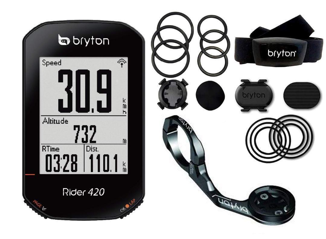 [2 пункт SET] brighton R420T GPS носорог темно синий +[ наружный передний крепление ]